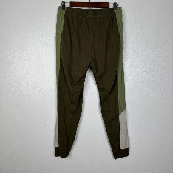 Nike Mens Green Colorblock Joggers Size Medium - Picture 4 of 8